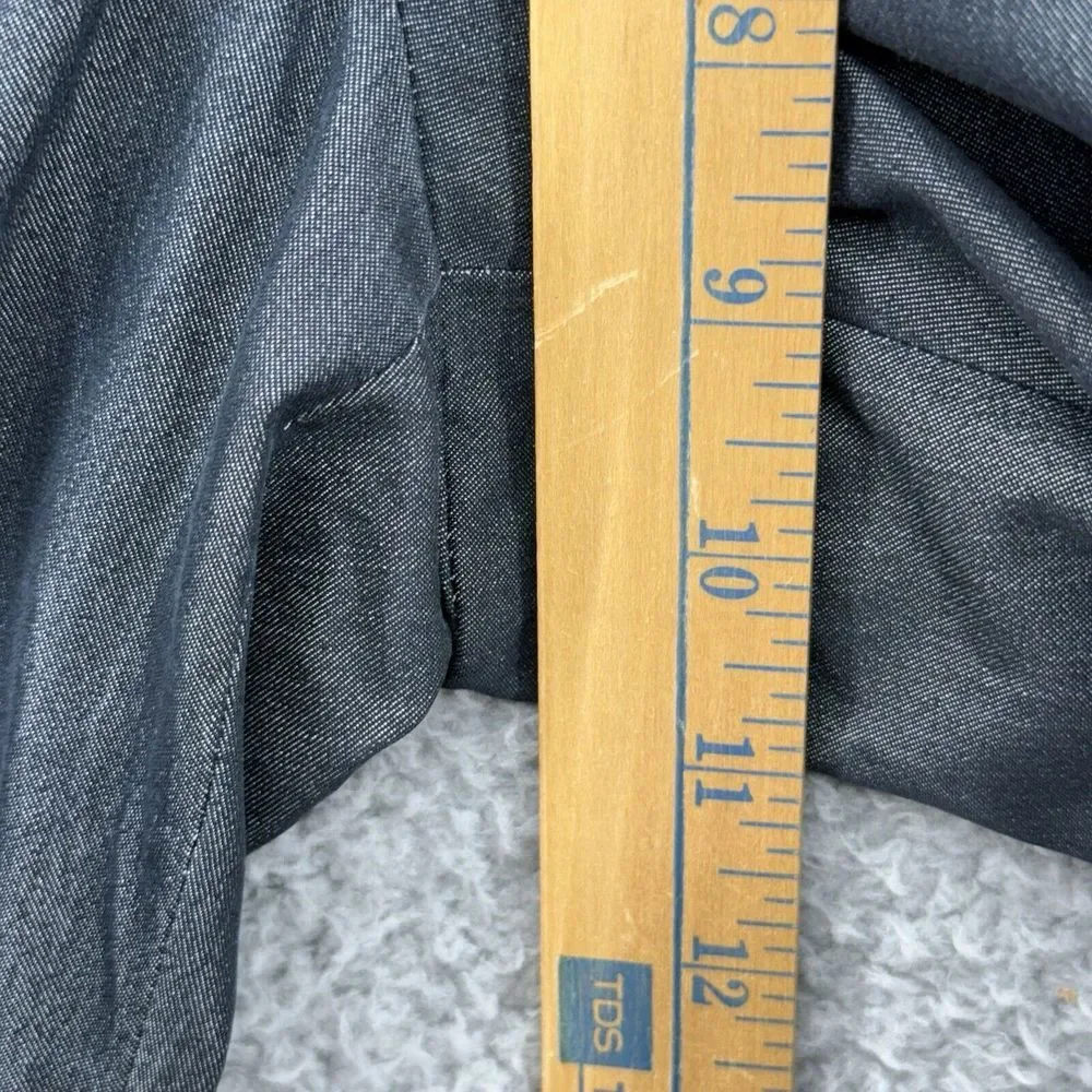 EXPRESS Design Studio Editor‎ Charcoal Gray Dress Pants Slacks Wide Leg Size 4